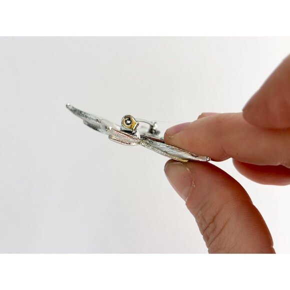 Gerry's Signed Silver T Faux Filigree Starfish Figural Vintage Brooch Lapel Pin - Picture 10 of 10